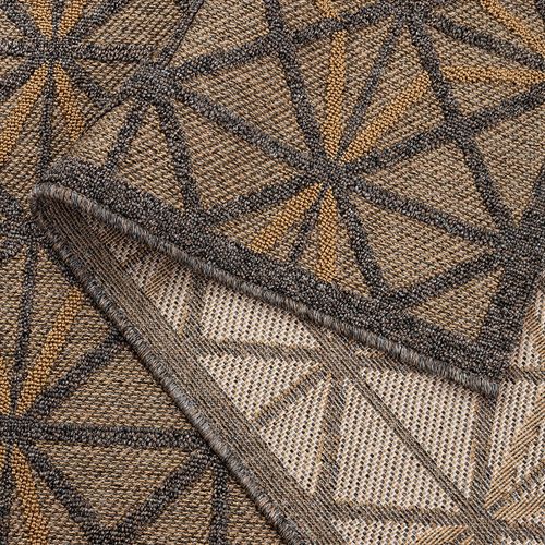 Rugs Scandi 100X300 Cm  - Antrasit / Gold 