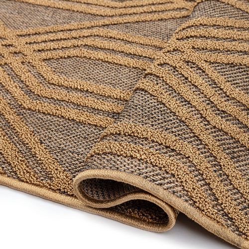 Rugs Scandi 150X230 Cm  - Gold / Gold 