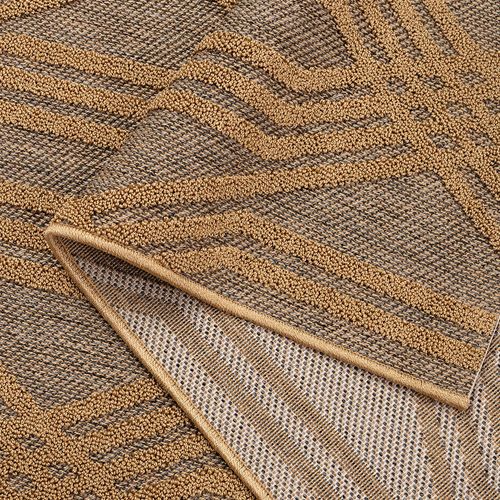 Rugs Scandi 150X230 Cm  - Gold / Gold 