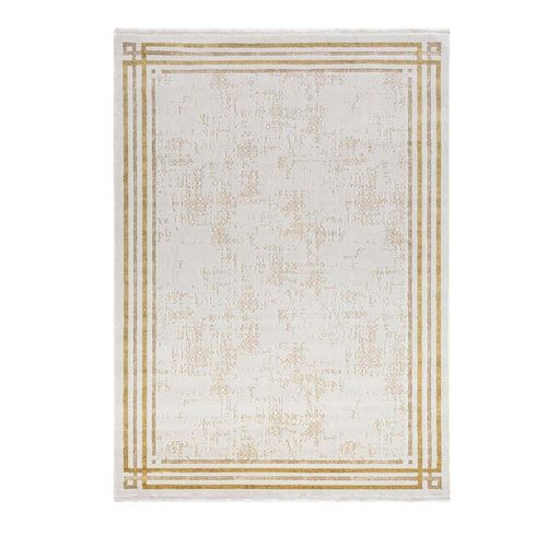 Rugs Simge 240X340 White / Yellow