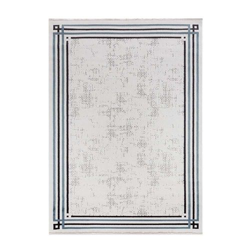 Rugs Simge 240X340 White / Blue