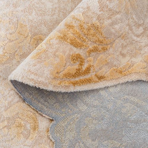 Rugs Simge 194X290 Cm  - Mink / Gold 