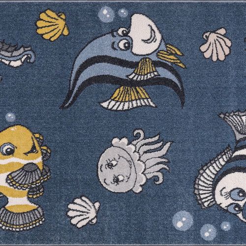 Rugs Fish 120X180 Kids-B1482-Green/Pink
