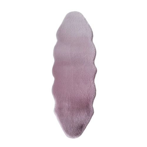 Rugs Art CPC 1300G Faux Rabbit Pink Shaped Size 55X170