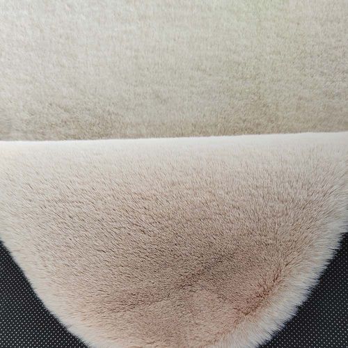 Rugs Art CPC 1300G Faux Rabbit Natural Shaped Size 55X170