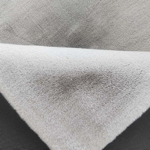 Rugs Art CPC 1300G Faux Rabbit Silver Rectangular Size 160X230