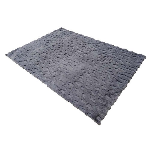 Rugs Art CPC Faux Rabbit Carving grey Rectangular Size 200X300