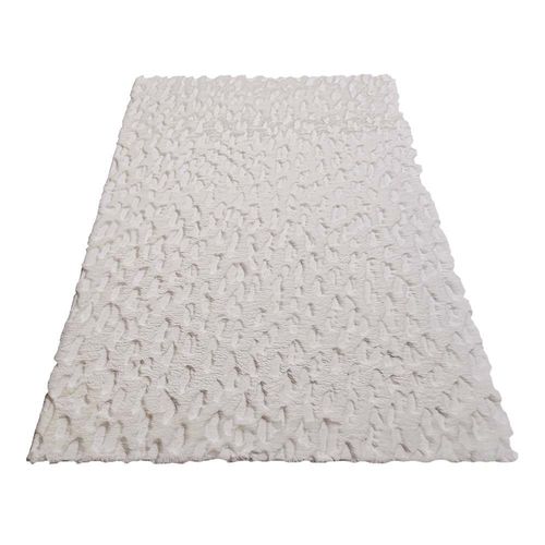 Rugs Art CPC Faux Rabbit Carving Beige Rectangular Size 160x230