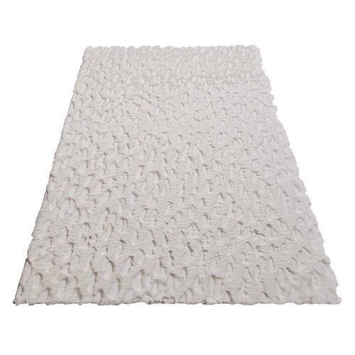 Rugs Art CPC Faux Rabbit Carving Beige Rectangular Size 200X300