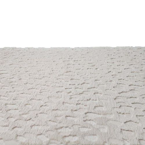 Rugs Art CPC Faux Rabbit Carving Beige Rectangular Size 200X300