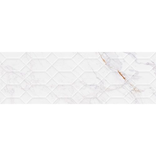 Indian Milano Ceramic Wall Tile (10) 62006 Calacatta Oro Highlighter-4 Glossy 30X90Cm (4 Nos/Ctn,1.08Sqm)