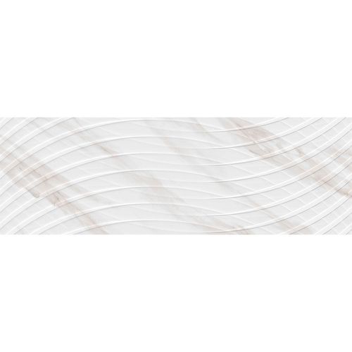 Indian Milano Ceramic Wall Tile (10) 62025 Statuario Highlighter-1 Glossy 30X90Cm (4 Nos/Ctn,1.08Sqm)