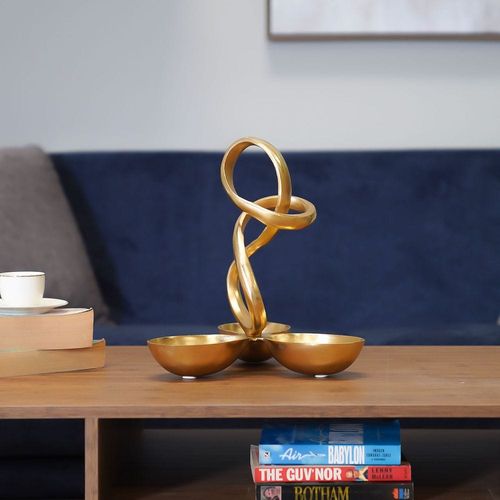 Ahsina Décor Nuts Bowl Gold 31X14X32Cm