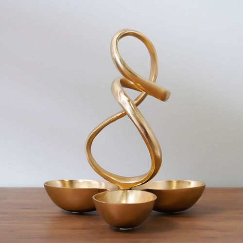 Ahsina Décor Nuts Bowl Gold 31X14X32Cm