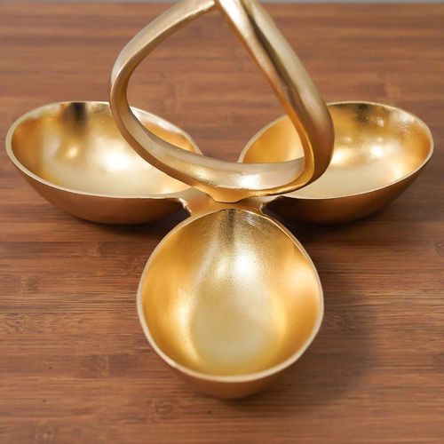 Ahsina Décor Nuts Bowl Gold 31X14X32Cm