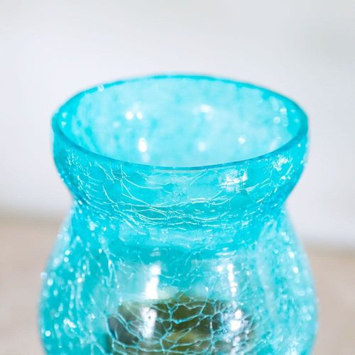 Set Of 3 Crackled Hurricane 12.7Cm