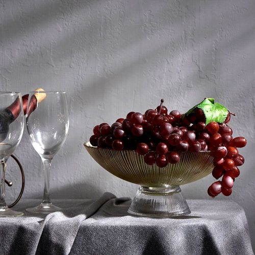 Abriz Bowl Clear Glass  24.7 X 24.7 X 11.3 CM