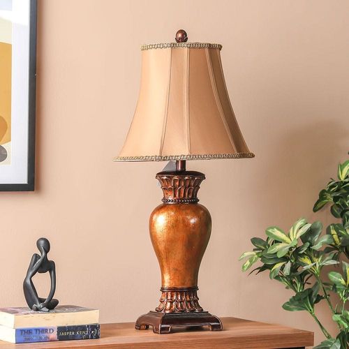 Jonathan Polyresin Table Lamp Antique Gold -Tl22818-0