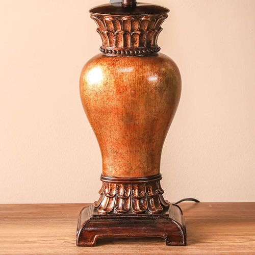 Jonathan Polyresin Table Lamp Antique Gold -Tl22818-0
