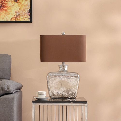 Jonathan Glass Table Lamp Silver 43X25.4X63.5Cm 