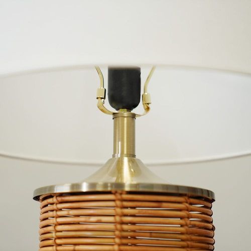 Jonathan Rattan Table Lamp Brown 43X43X78.5Cm 
