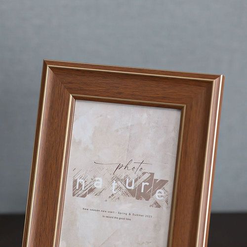 Petite Single Photo Frame Brown 10.15x15.25Cm 