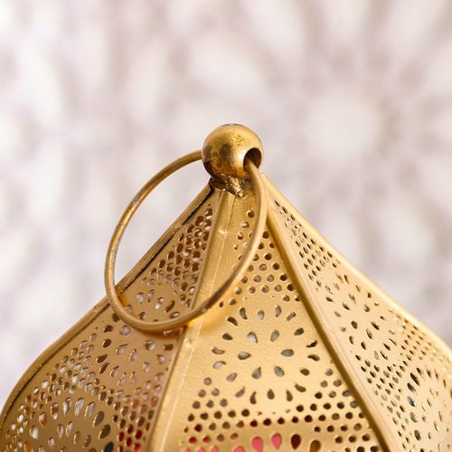 Sahara Lantern Multi-colour 15x15x30.5 Cm