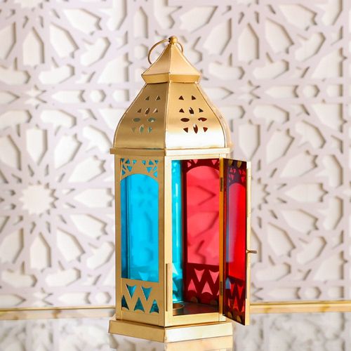 Sahara Lantern Multi-colour 20.5x20.5x40.5 Cm