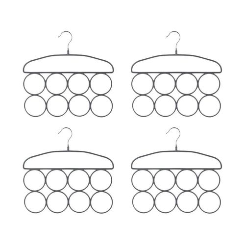 Magnus Set Of 4 Metal Hanger Grey 36X34Cm 