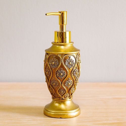 Elliana 4 Pcs Bath Accessories Set Gold
