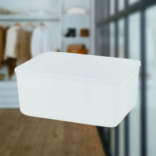 Magnus Plastic Organizer With Lid White 36.5X26.5X16.5Cm 