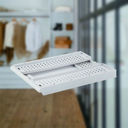 Magnus Foldable And Stackable Plastic Organizer  White 43X33X14Cm 