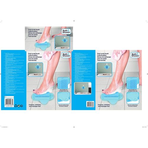 Foot Scrub Brush W/Suction