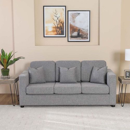 Dandria 3-Seater Sofa - Dark Grey - With 2-Year Warranty