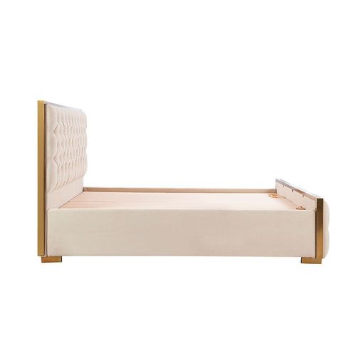 Hanford 150x200 Queen bed - Ivory