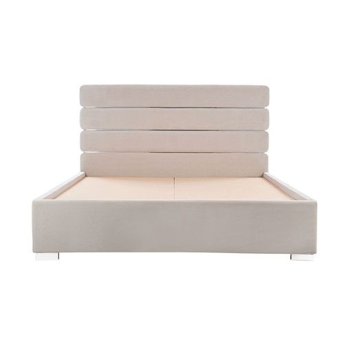 Kent 180x200 King bed - Light Grey
