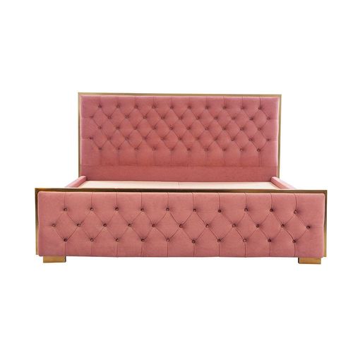 Hanford 150x200 Queen bed - Salmon Pink