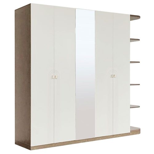 Eliza 5 Door Wardrobe - 2 Years Warranty