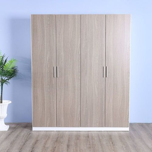 V2 Thomas 4 Door Wardrobe – Walnut 