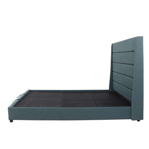 Georgia 150X200 Queen Bed-Green Linen