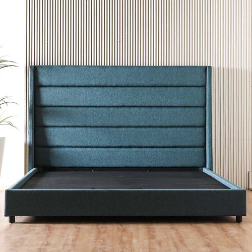 Georgia 180X200 King Bed-Green Linen