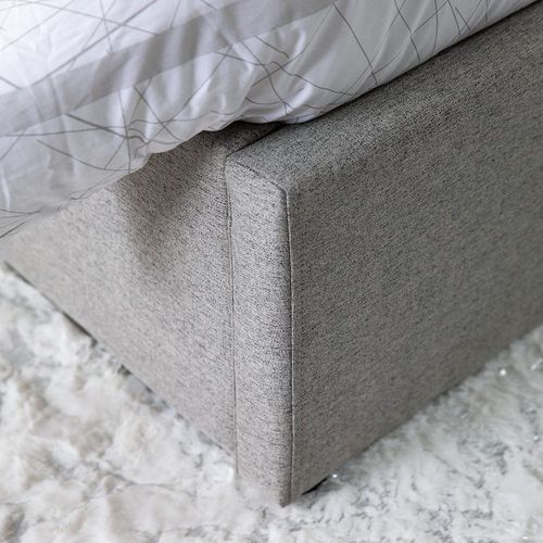 Alessandra 150X200 Hydraulic Queen Bed-Warm Grey