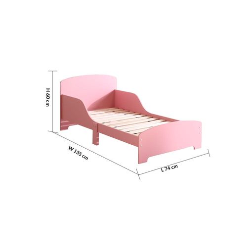 Toddler 70X130 Bed - Pink