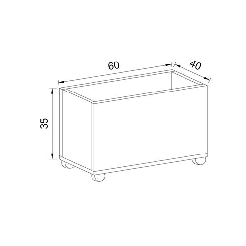 Sirius Toy Box - White