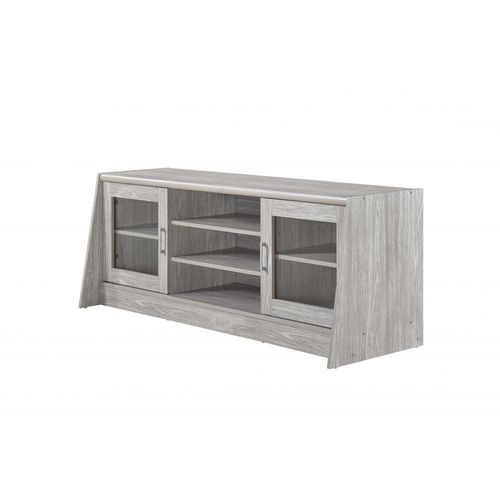 Woody TV Unit - For TVs Up to 55 Inches - Grey Oak