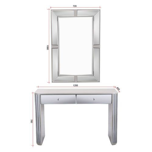 Danaya Wall Mirror - Champagne / Grey Mirror