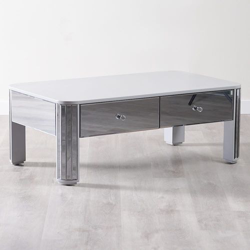 Danaya Coffee Table - Champagne / Grey
