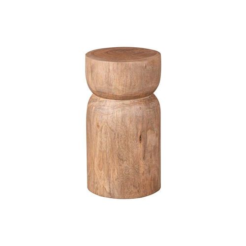 Lero Wooden Side Table - L. Brown