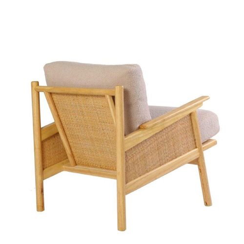 Clair Rattan Armchair - Beige