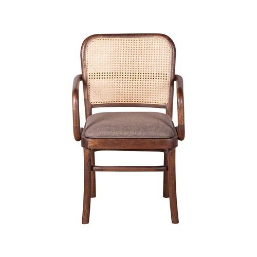 Foxtrot Rattan Chair- Brown
